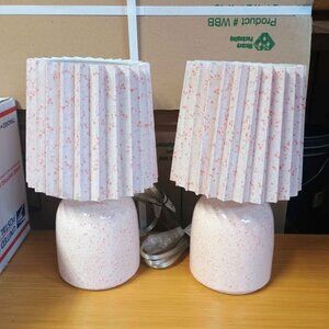 2 table top lamps.